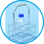 Bottle carriers for Duran square bottles