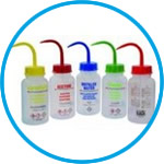 LLG-Safety wash bottles, 500 ml, LDPE