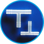 T-tubing connectors, PP