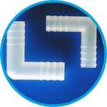 L-tubing connectors, PP