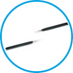 Micro double-ended spatulas, 18/10 steel