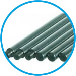 Support rods, stainless steel