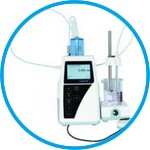 Motor-driven piston burette Titronic® 300, with magnetic stirrer TM 50