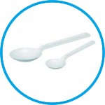 Disposable spoons LaboPlast® Bio/ SteriPlast® Bio, Green PE