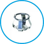 Clamps for shakers and mixers
