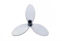 Paddles, 3 blade propeller.