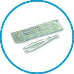 Disposable anatomical tweezers, ABS, sterile