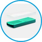 Tube Rack with lid, PP , 2 side