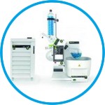 Rotary evaporator Rotavapor® R-300 system, with Interface I-300 pro, heating bath B-305 and recirculating chiller F-305