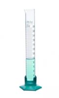 Measuring cylinders, Borosilicate glass 3.3, tall form, class B, white graduation