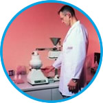 Dividing heads for rotary cone sample divider LABORETTE 27