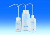 Washbottles with imprint, LDPE