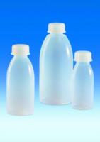 Wide-mouth bottles with screw thread, PFA