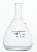 Overflow-Volumetric flasks, Borosilicate glass 3.3