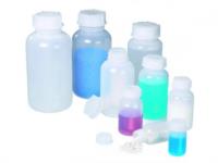 Wide-necked bottle, LDPE, transparent