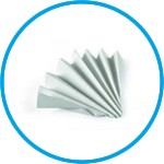 Qualitative filter paper, Grade 594½, folded filters