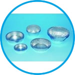 Aluminium containers, round