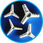 120° Y connectors, PP