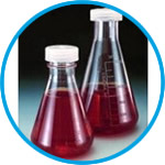 Erlenmeyer flasks Nalgene™, PC, with screw cap