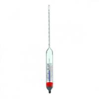 Hydrometers, relative density, with thermometer