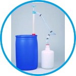 Gas-tight barrel pump, PP