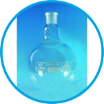 Round bottom flasks, borosilicate glass 3.3