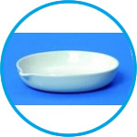 LLG-Evaporating dishes, porcelain, low form