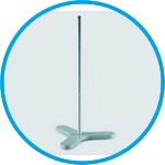 Tripod retort stand bases, steel