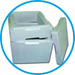 Isolating box with lid