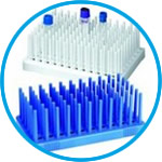 Tube standing and draining racks, PP