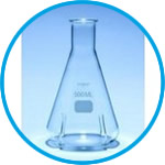 Baffled flasks, Pyrex®borosilicate glass