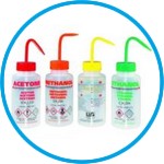 LLG-Safety vented wash bottles, LDPE