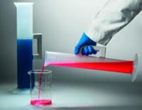 Measuring cylinders, PP, with handle, moulded graduations