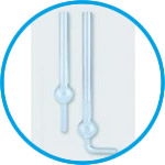 Drying tubes, borosilicate glass 3.3