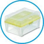 TipBox, PP, with Tip-Tray, empty