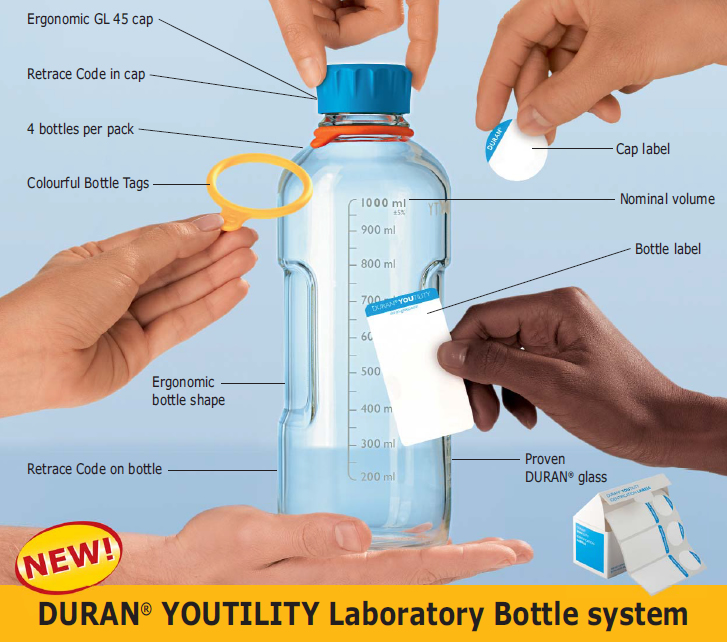 Duran UTILITY Laboratory Bottle System