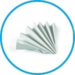 Qualitative filter paper, thick, Grade 602eh ½, folded filters