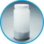 Wide mouth bottles Nalgene™, fluorinated HDPE, with screw cap, PP