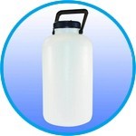 LLG-Bottles, wide mouth, HDPE