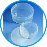 Containers, PP, with lids