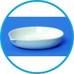LLG-Evaporating dishes, porcelain, low form