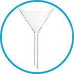 Funnels general purpose, borosilicate glass