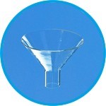 Powder funnels, Borosilicate glass 3.3
