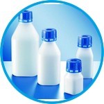 Narrow-mouth reagent bottles, series 310 "Safe Grip", HDPE