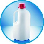 Narrow-mouth reagent bottles, series 310 "Safe Grip", HDPE, UN-approved