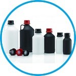Narrow-mouth reagent bottles, series 308/310, HDPE, UN-approved