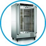 Cooled incubators with compressor cooling ICP