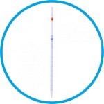 Graduated pipettes, Soda-lime glass, class AS , blue graduation, type 3