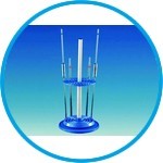 Pipette stand, vertical, PP
