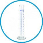 Measuring cylinders, DURAN®, tall form, class A, blue graduation